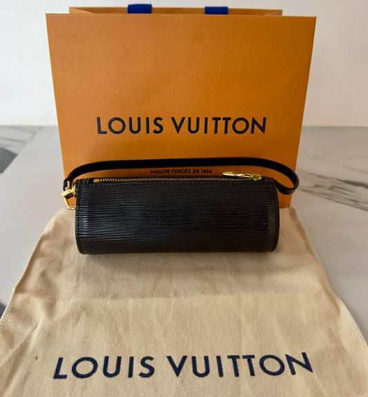 LV Mini Papillon in Black Epi Leather