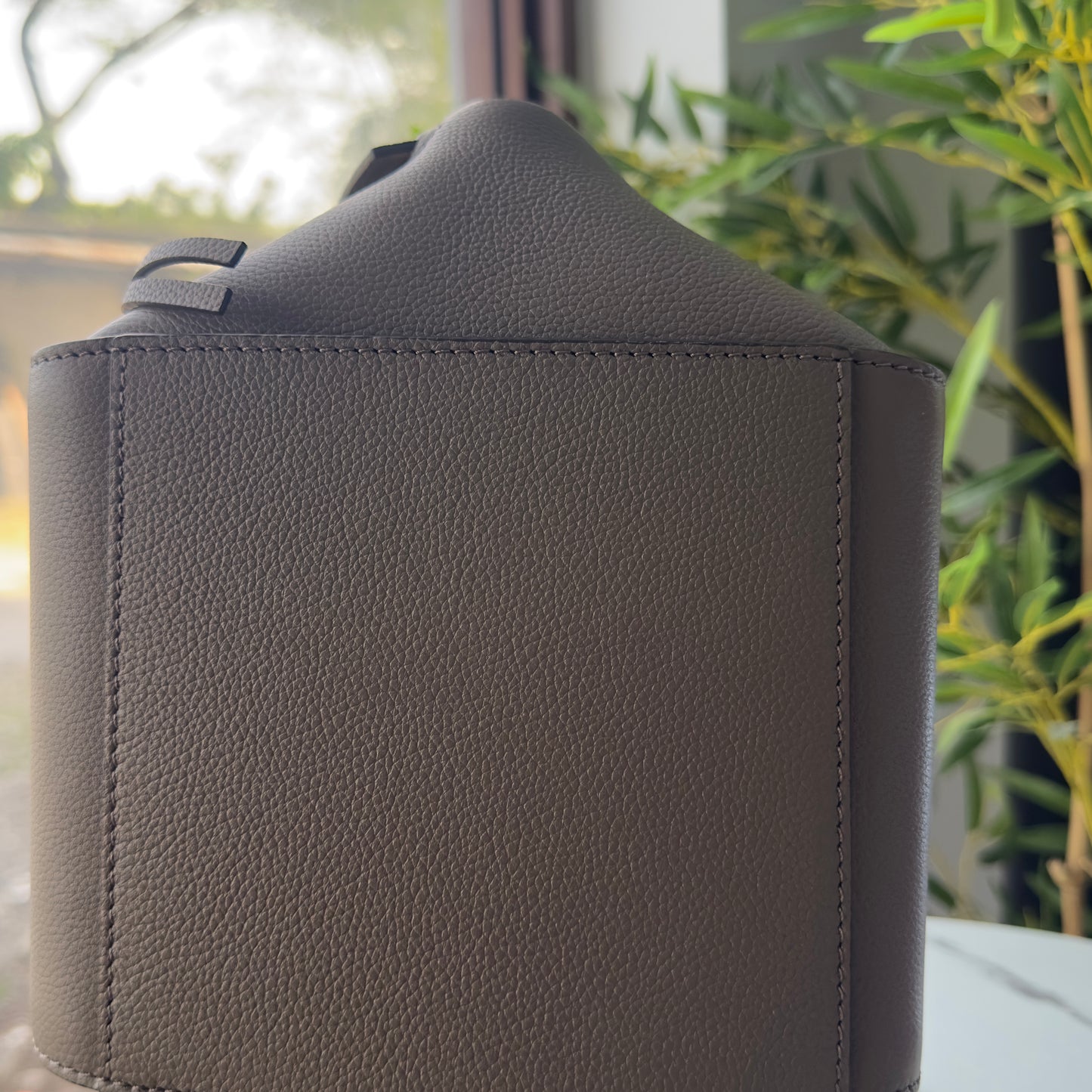Loewe Hammock Small Bag in Taupe