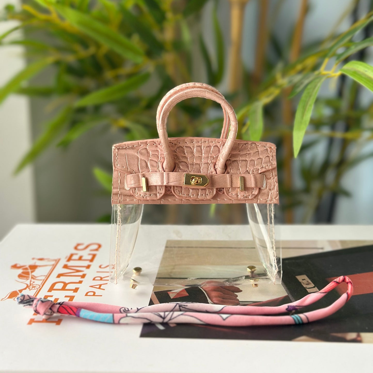 Mini Hermes Birkin (Transparent)