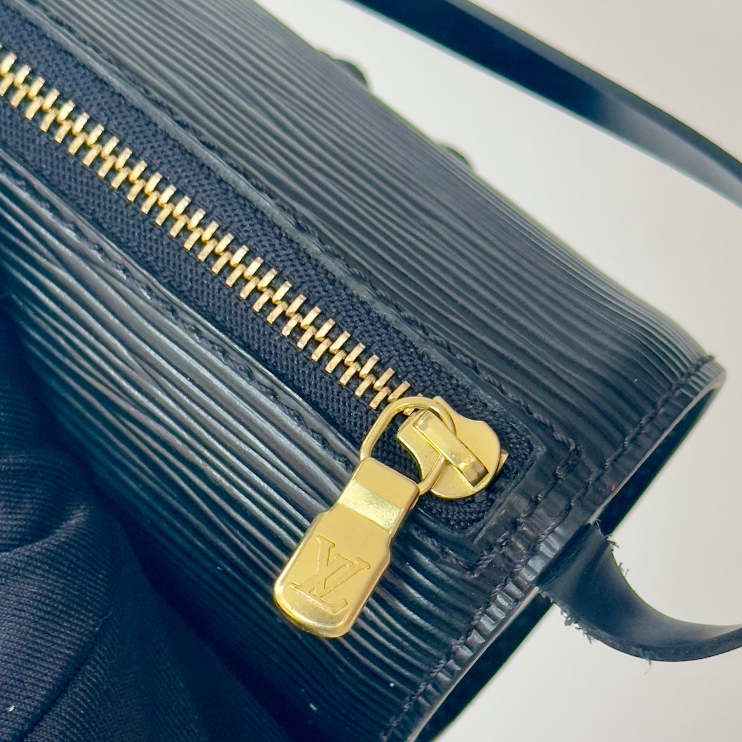 LV Mini Papillon in Black Epi Leather