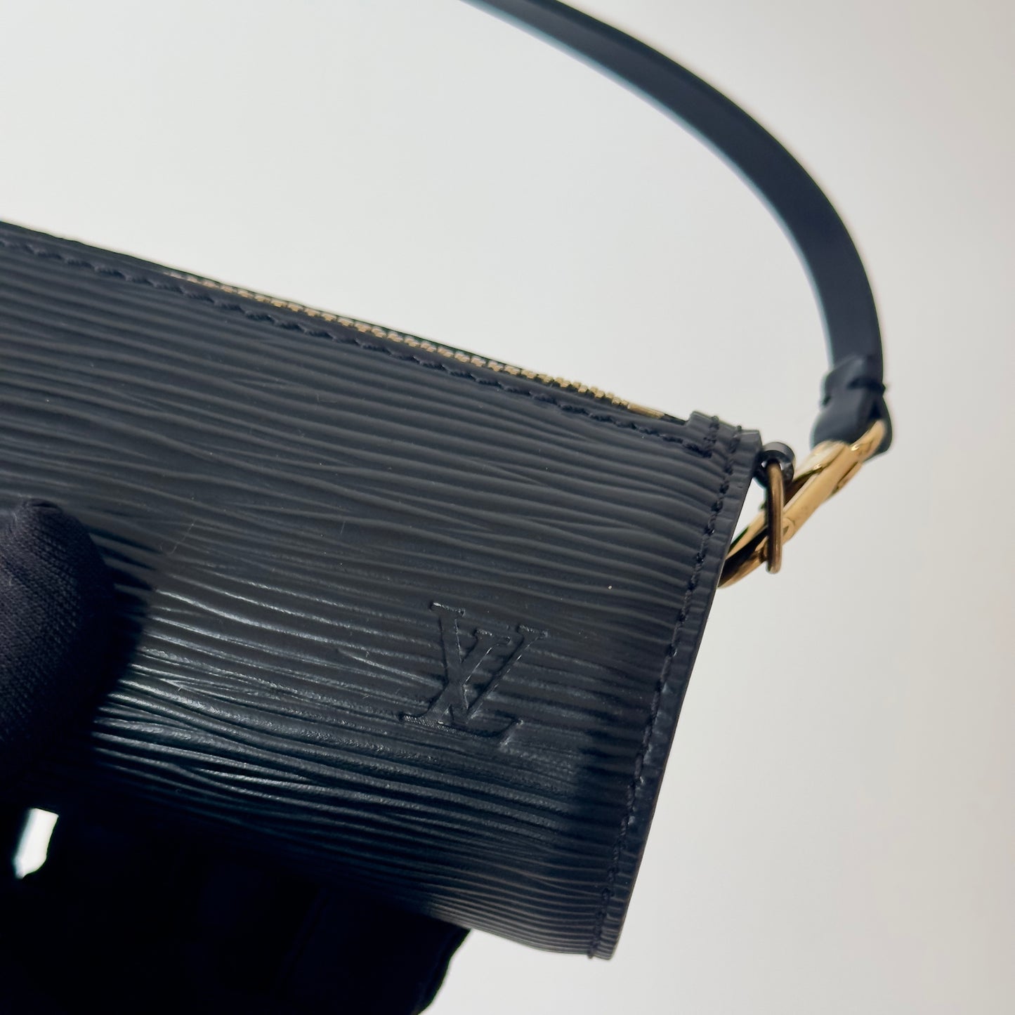 LV Mini Papillon in Black Epi Leather