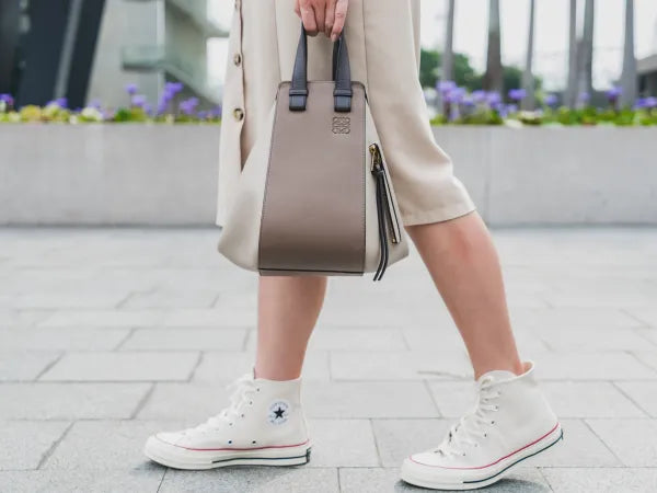 Loewe Hammock Small Bag in Taupe