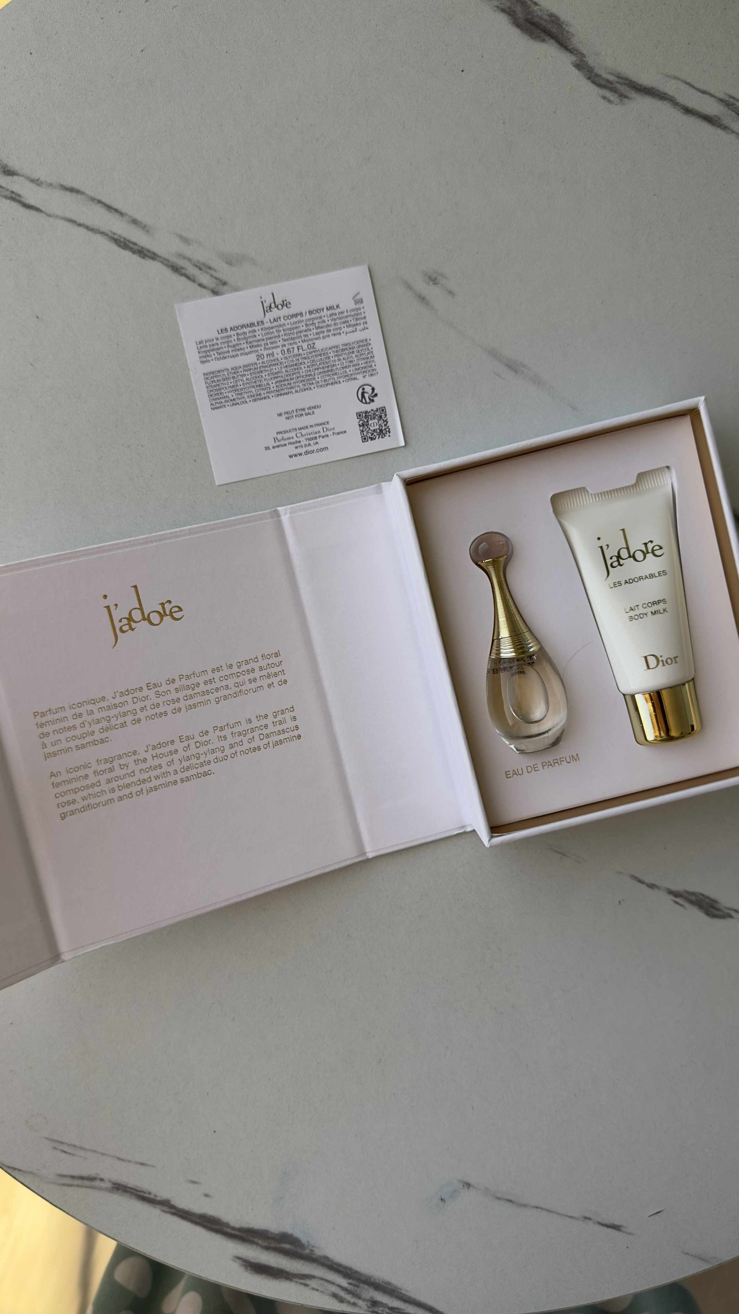 Dior J’adore Eau de Parfum & Body Milk Gift Set