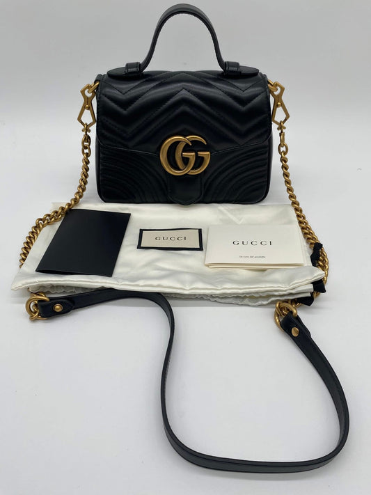 Gucci GG Marmont Top Handle Small