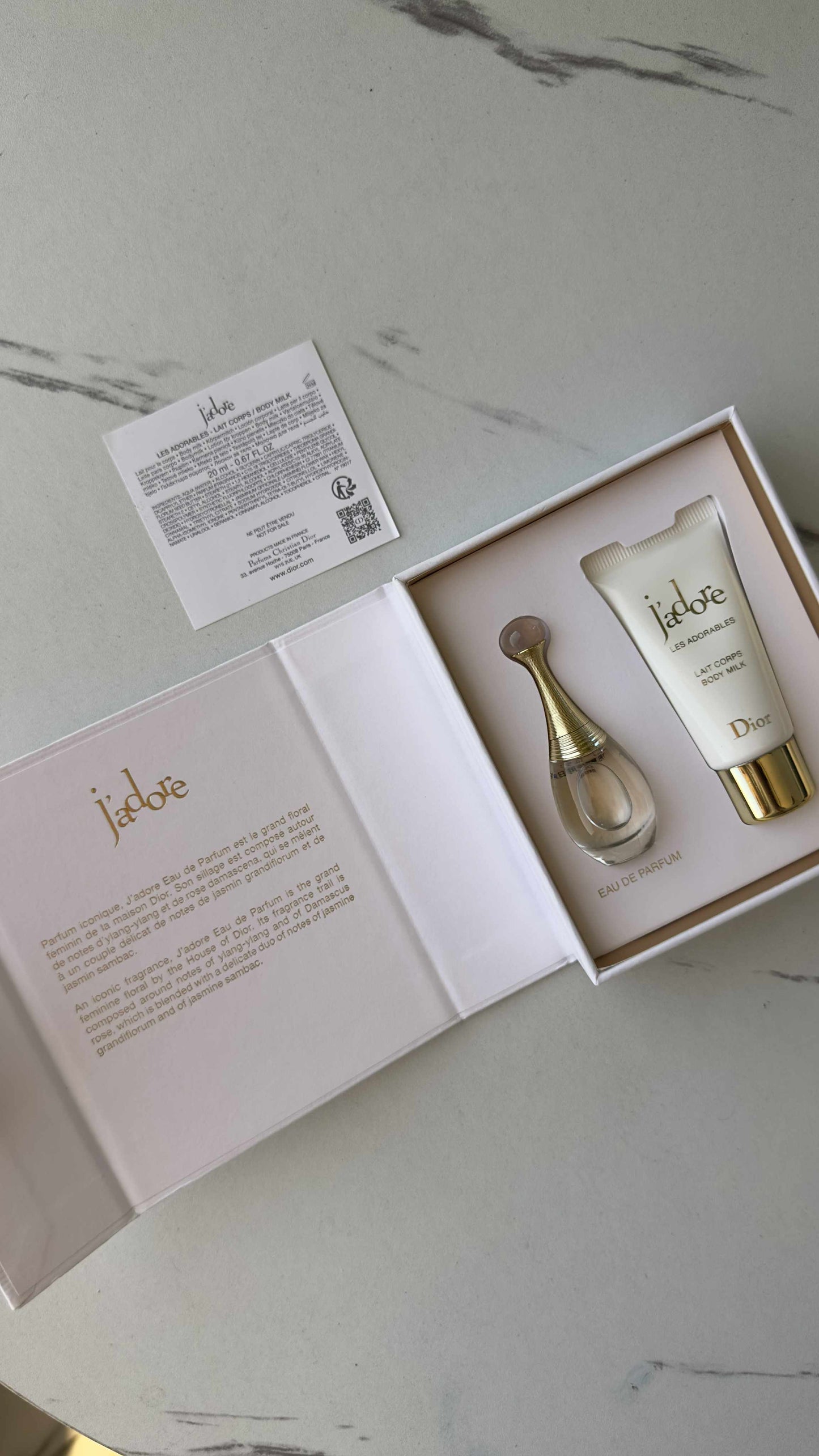 Dior J’adore Eau de Parfum & Body Milk Gift Set