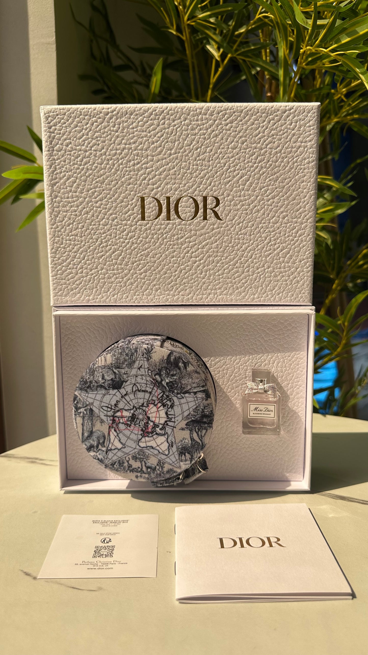 Dior Jewelry Box with mini perfume