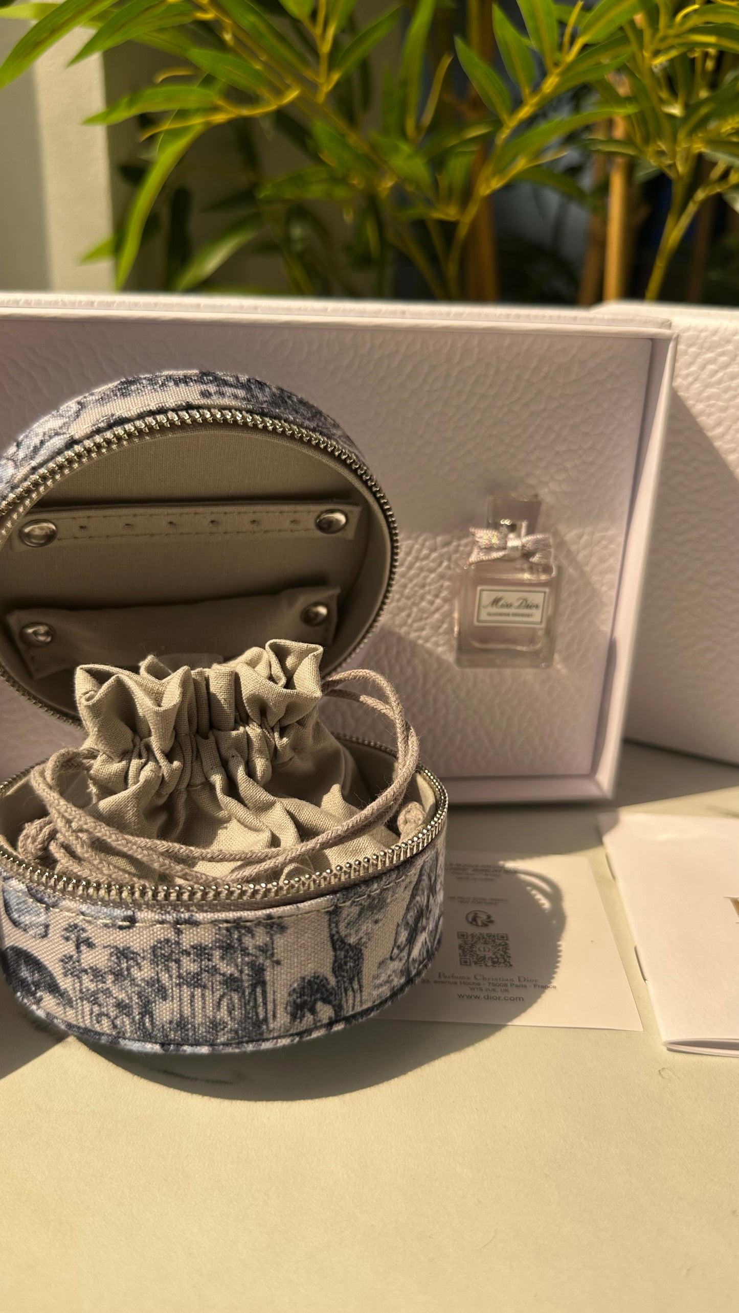 Dior Jewelry Box with mini perfume